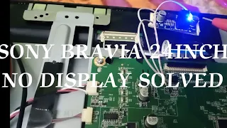 sony Bravia klv-24p413d no display solved