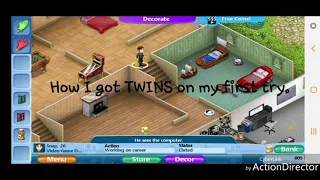 Virtual families 2/vf2 - how to get multiple babies. How to get twins. How to get triplets