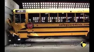 School Bus Crash Test Inside & Out