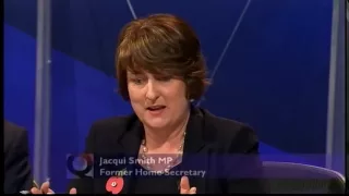 Jacqui Smith makes an arse of herself over MPs Expenses part 1 (Question Time, 29.09.09)