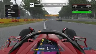 F1－75 Top Speed in Monza