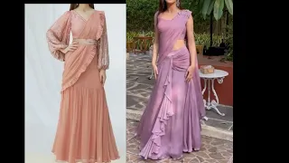 Ready to wear saree design | 1 Minute pre draped sarees | Dhoti saree design