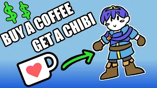 Will Work for Coffee! (Tip me for a chibi doodle!)