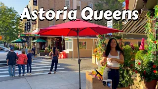 Astoria Queens Walking Tour - New York Street Virtual Walk 4k 60fps