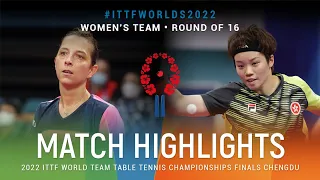 Highlights | Elizabeta Samara (ROU) vs Doo Hoi Kem (HKG) | WT R16 | #ITTFWorlds2022