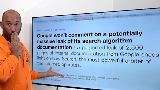 GOOGLE SEARCH ALGORITHM LEAKED - rules for seo are as clear as mud...