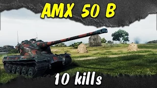 World of Tanks - AMX 50 B, Steamroller | 7,5k damage and 10 kills