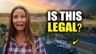 Was it Illegal? Our Strangest RV Overnight Parking Experience Yet