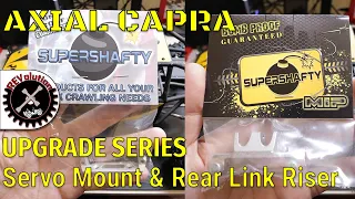 Axial Capra Upgrade Series - Supershafty Servo Mount and Rear Upper Link Riser