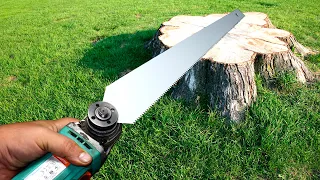 No more need for a chainsaw? Best Amazing Idea for Home | New Angle Grinder Hack