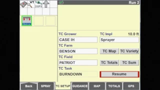 AIM Command FLEX_Changing Tips on the AFS Pro 700 display