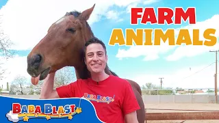 Learn About Farm Animals  Part 2| Learning  Videos for Kids | Baba Blast!