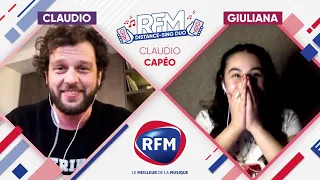 RFM Distance Sing Duo : Claudio Capéo et Giuliana - C'est une chanson [ Live ]