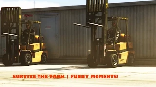 GTA V: Online PS4 - Survive The Tank @ Forklifts | Funny Moments!