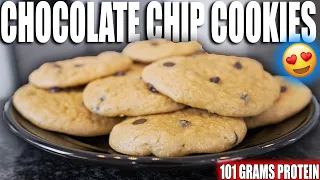 BODYBUILDING CHOCOLATE CHIP COOKIES | High Protein Anabolic Dessert Recipe