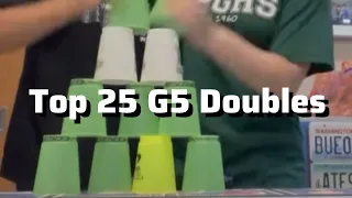 Top 25 G5 Doubles