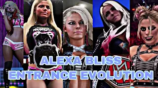 ALEXA BLISS WWE 2K ENTRANCE EVOLUTION (2K17-2K22)