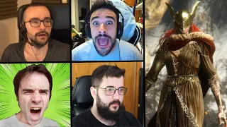 5 Streamers TOP son DESTRUIDOS por MALENIA de Elden Ring 😡 REACCIÓN