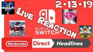 Nintendo Direct Live Reaction (2/13/19) Group Reaction Feat Jem-Fury, Yutial, OriginalJM