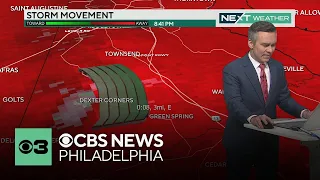 Tornado warning expires for parts of New Castle County in Delaware, tracking more storms