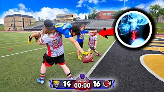 THE NFL BANNED THESE PLAYS! - Backyard Tackle Football (Ft. Yo Boy Pizza)