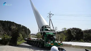 九電みらいエナジーが風力発電所建設現場公開（2021年3月23日）