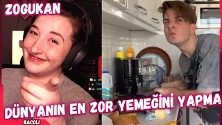 Pqueen - Dünyanın en zor yemeğini yapma vlogu İzliyor! (Zogukan)