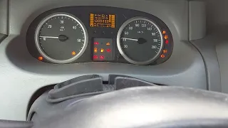 Instrument Panel Self Test Calibration - Hidden Menu - Renault Trafic, Opel Vivaro, Nissan Primastar