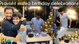 Pravisht mishra as Anirudh birthday celebration on set  Barrister babu Anirudh birthday celebrations