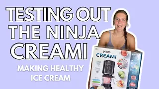 WE GOT A NINJA CREAMi | Making Healthy Ice Cream with Our New Creami