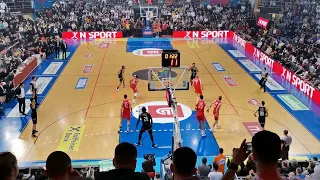 Poslednja 3 minuta utakmice kupa Radivoja Koraća, KK Crvena zvezda - KK Partizan