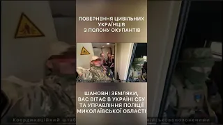 Повернення українських цивільних полонених додому