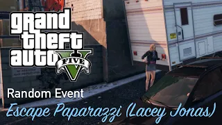 GTA 5 | Random Event | Escape Paparazzi (Lacey Jonas) | Walkthrough [No Commentary]