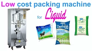 liquid pouch packing machine water milk juice sachet form fill seal machine