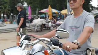 Harley Fatboy.. @สะพาน​ข้าม​แม่น้ำ​แคว​ กาญจนบุรี