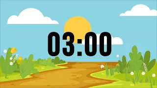 3 Minute Countdown Timer with Music For Kids