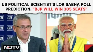BJP Seats Prediction | "BJP Will Win 305 Seats": US Political Scientist's Lok Sabha Poll Prediction