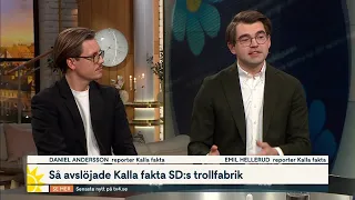 Så avslöjade Kalla fakta SD:s trollfabrik | Nyhetsmorgon | TV4 & TV4 Play