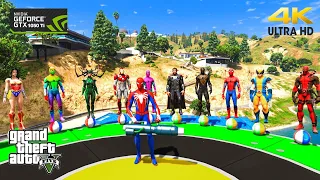 GTA 5 Epic Ragdolls Spiderman |Spiderman Vs Super Heros | Jump Fails (Euphoria Physics)GTA V Ep.156