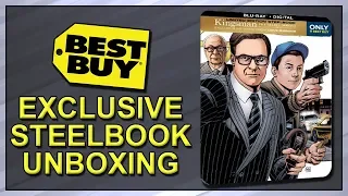 Kingsman: The Secret Service Best Buy Exclusive Blu-ray SteelBook Unboxing