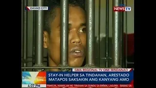 BP: Stay-in helper sa tindahan, arestado matapos saksakin ang kanyang amo