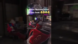 Miles Morales what Is this beat 😂😂😂😂 #gaming #funnyclips #milesmorales