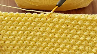 Watch now! You won't believe how fast this stitch is! very nice crochet pattern