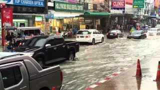 Pattaya Flooding, March 24, 2015. Location: Tuk Com, South Pattaya