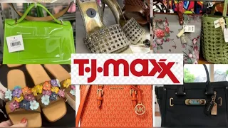 TJMAXX DESIGNER HANDBAGS PURSE AND SHOES | SHOP WITH ME 2024❤️