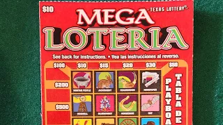 🔥$$ Another Mega Loteria Ticket!! Texas Lottery Scratch Off