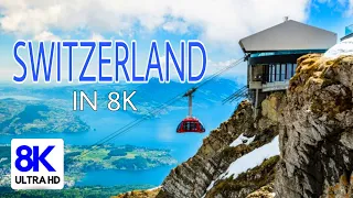 Switzerland in 8K ULTRA HD HDR - Heaven of Earth (60 FPS) ||  Beautiful Trip to SWITZERLAND in 8K