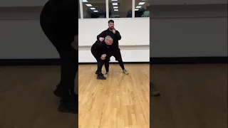 Our year course actors learning acting fighting techniques with stunt actor James Bewley 👏👊