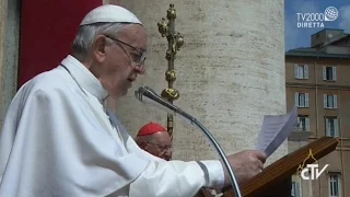 Messaggio Urbi et Orbi di Papa Francesco, Pasqua 2017