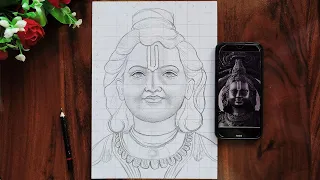 Ram lala outline step by step 😍|| Ram lala outline tutorial  #ramlala #outline #drawing